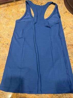 lululemon athletica Blue Racerback Tank Top